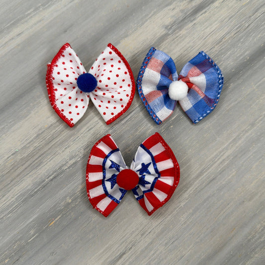 Stars and Stripes - Topsy Turvy  - 12 Medium Bows