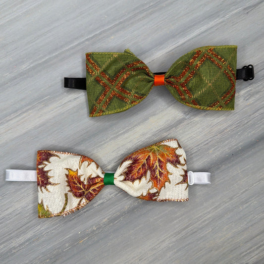 Fall - XL Bow Tie - 2 Extra Large Ties