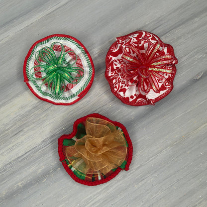 Deck The Halls - Tedi Bow - 12 Medium Bows