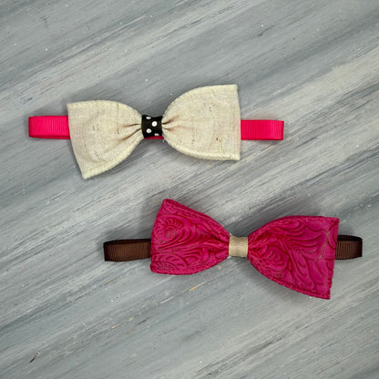 Pink Meadow - 8 Adjustable Bow Tie Neckwear