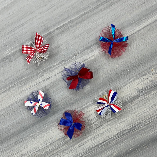 Petite Patriotic Collection - 50 Tiny Bows