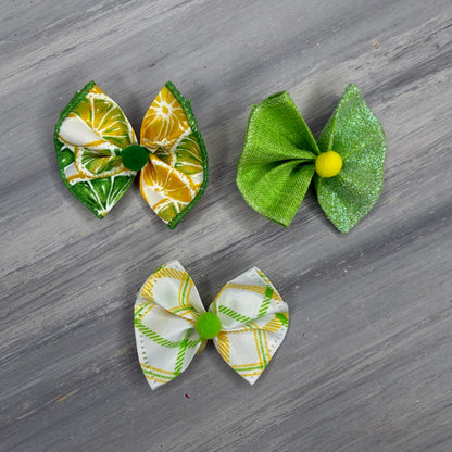 Lemon-Lime - Topsy Turvy  - 12 Medium Bows