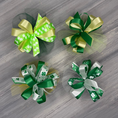St. Patrick Collar Bows - 8 Extra Large Bows
