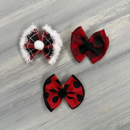 Flannel Season - Topsy Turvy - 12 Medium Bows