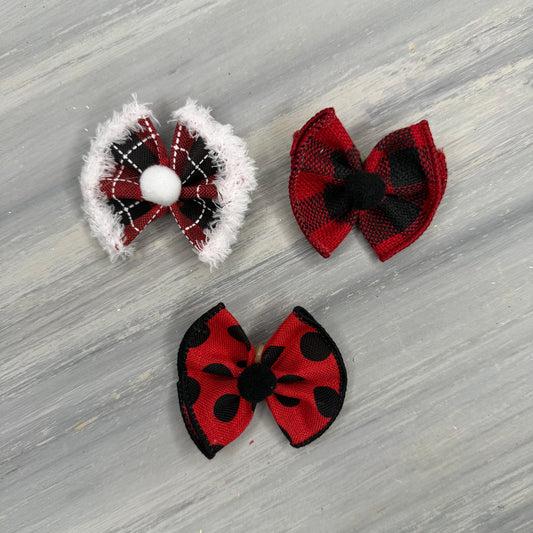 Flannel Season - Topsy Turvy - 12 Medium Bows