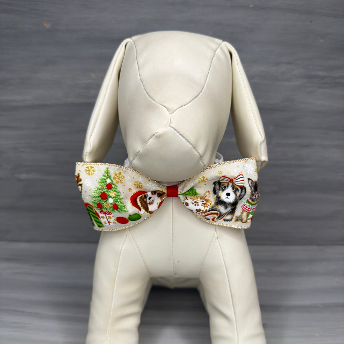 Santa Paws - XL Bowtie - 2 Extra Large Ties