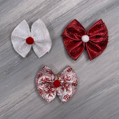 Let It Snow - Topsy Turvy - 12 Medium Bows