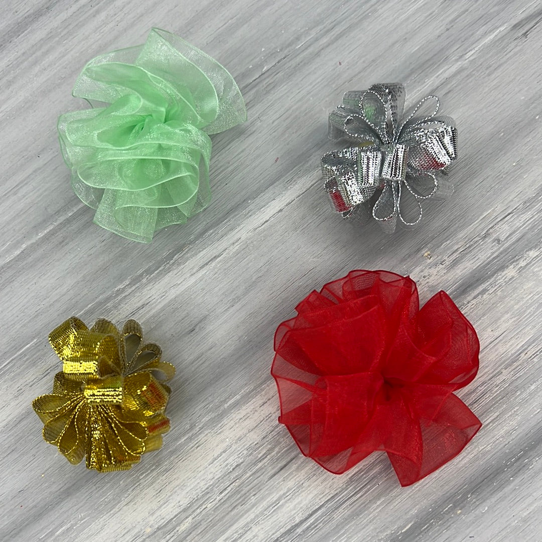 Christmas - Bling and Large Pixie Combo - 12 Bows