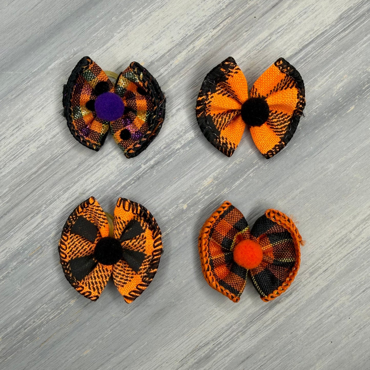 Funky Halloween - Tiny Topsy Turvy - 24 Tiny Bows