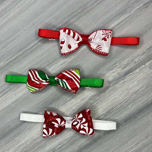 Christmas Candy - 8 Adjustable Bow Tie Neckwear