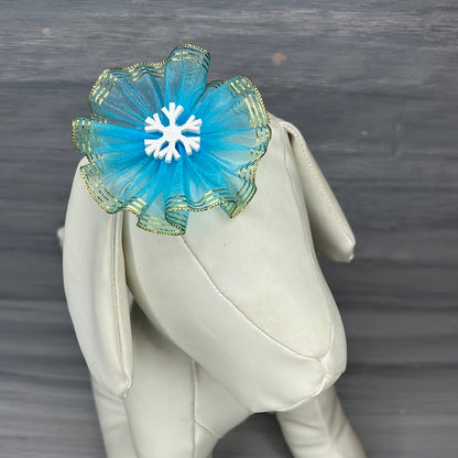 Winter Snow - Bling - 8 Large Bows