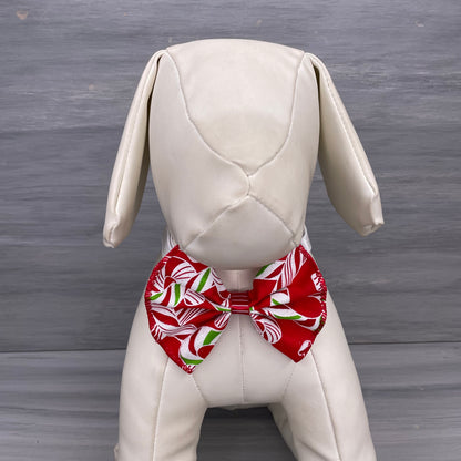 Candy Cane - Jumbo Bow Tie - 3 Large Neckties