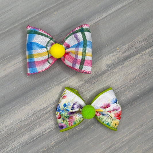 Spring Flowers- Over the Top - 8 Large Bows