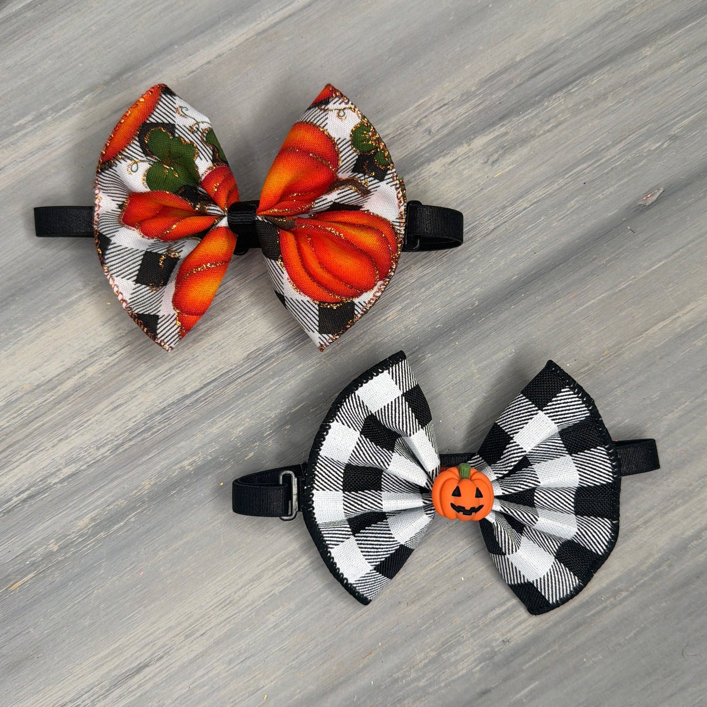 Pumpkin Patch - Jumbo Bow Tie Neckwear - 2 Large Neckties