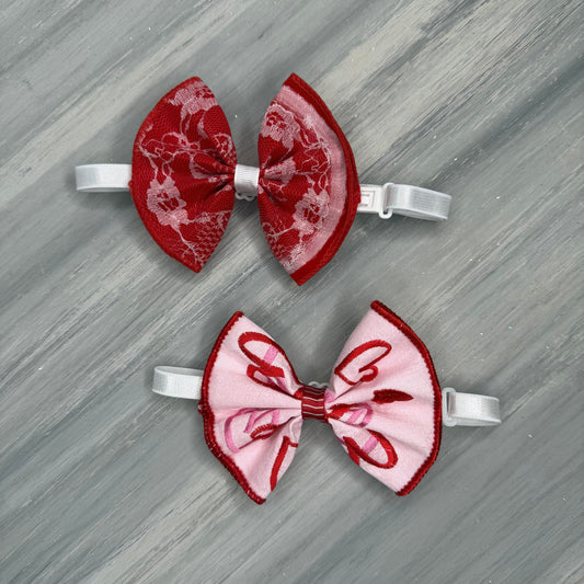 Love Struck - Jumbo Bow Tie - 3 Large Neckties