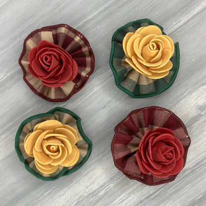 Harvest - Tedi Bows - 12 Medium Bows
