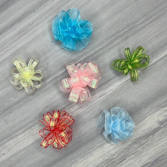 Flower Fantasy - Pixie and Puff Collection - 24 Medium Bows