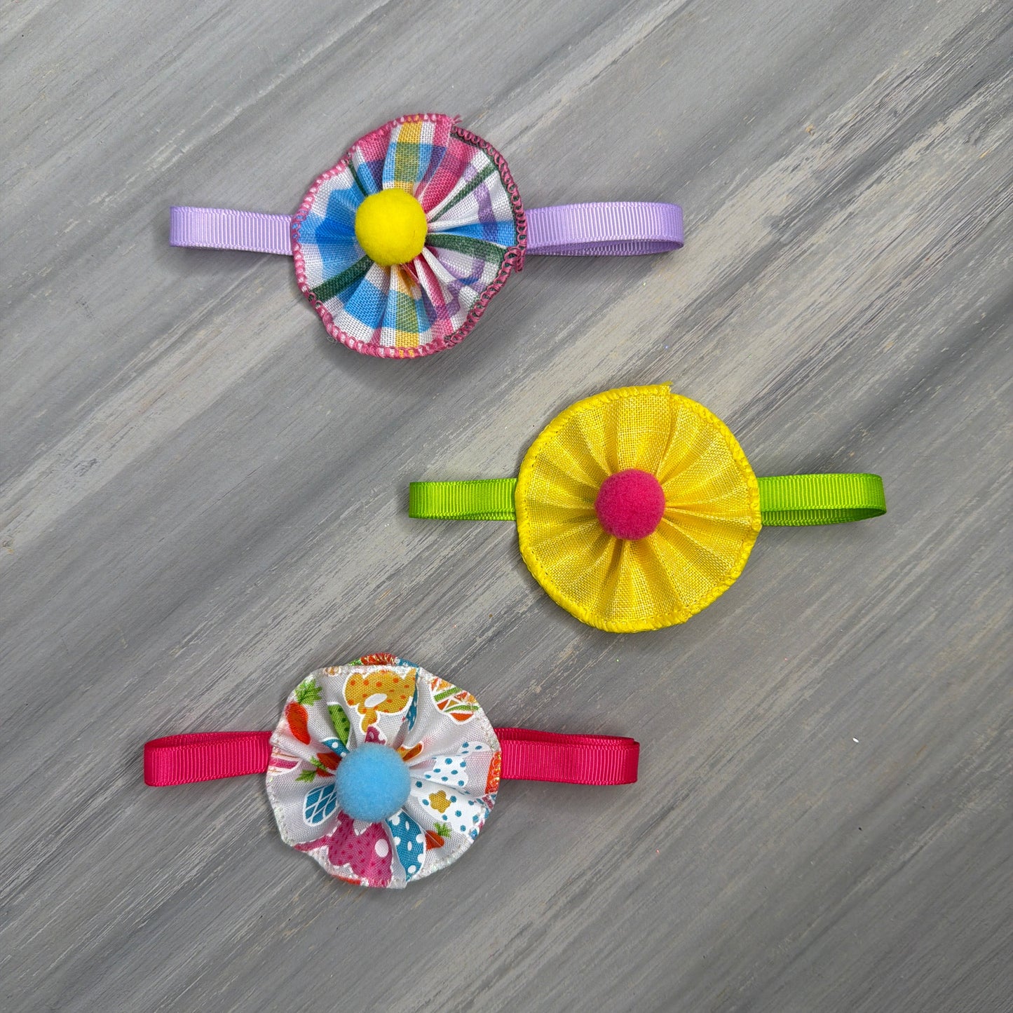 Easter - 9 Ruffled Pom Neckwear