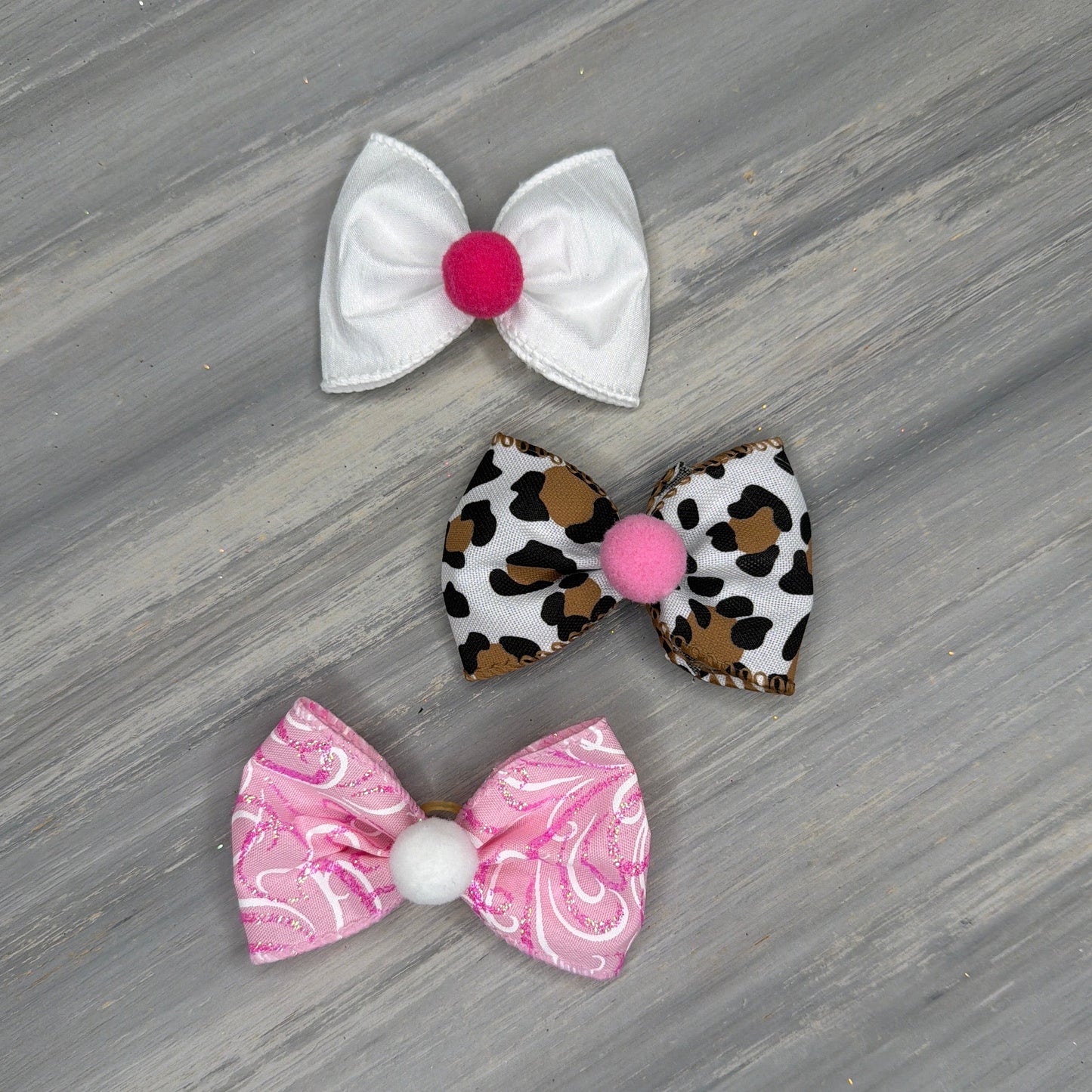 Cheetah - Over the Top - 8 Large Bows