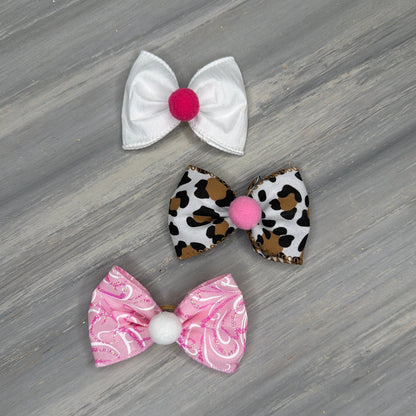 Cheetah - Over the Top - 8 Large Bows