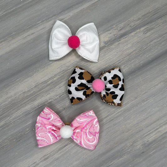 Cheetah - Over the Top - 8 Large Bows