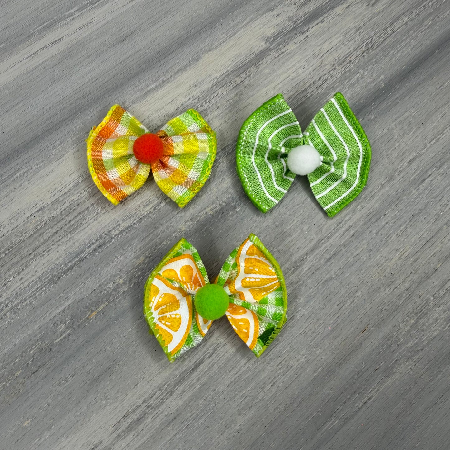 Sunny Slices - Topsy Turvy - 12 Medium Bows