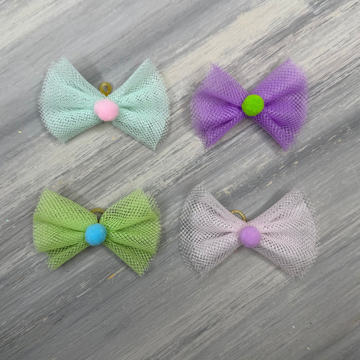 Pastel - Top Knot - 24 Medium Bows