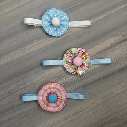 Pastel Easter - 9 Ruffled Pom Neckwear