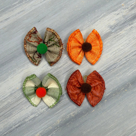 Autumn - Tiny Topsy Turvy - 24 Tiny Bows