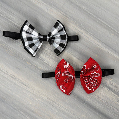 Cowboy - Jumbo Bow Tie - 4 Large Neckties