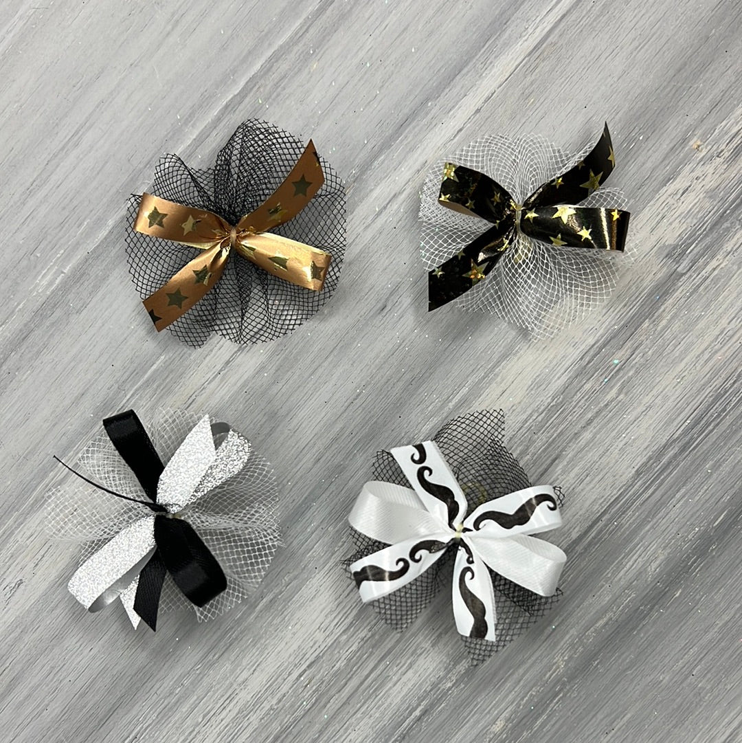 Party - 24 Medium Tulle Bows