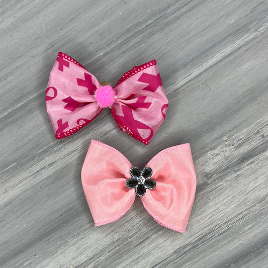 Breast Cancer - Over the Top - 6 Large Bows