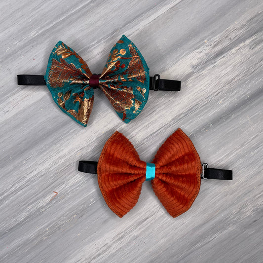Harvest Glow - Jumbo Bow Tie - 4 Large Neckties