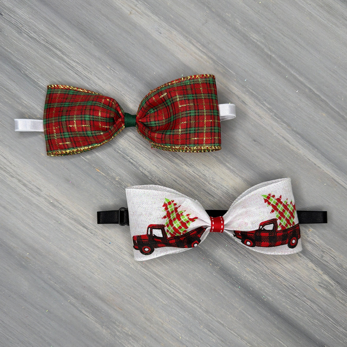 Christmas Trucks - XL Bowtie - 2 Extra Large Ties