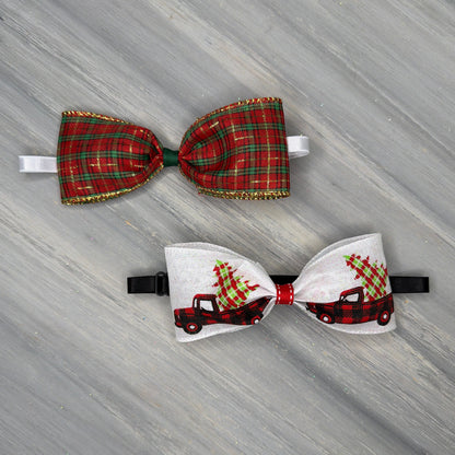 Christmas Trucks - XL Bowtie - 2 Extra Large Ties