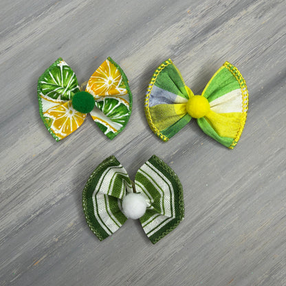 Zesty Lime - Topsy Turvy - 12 Medium Bows