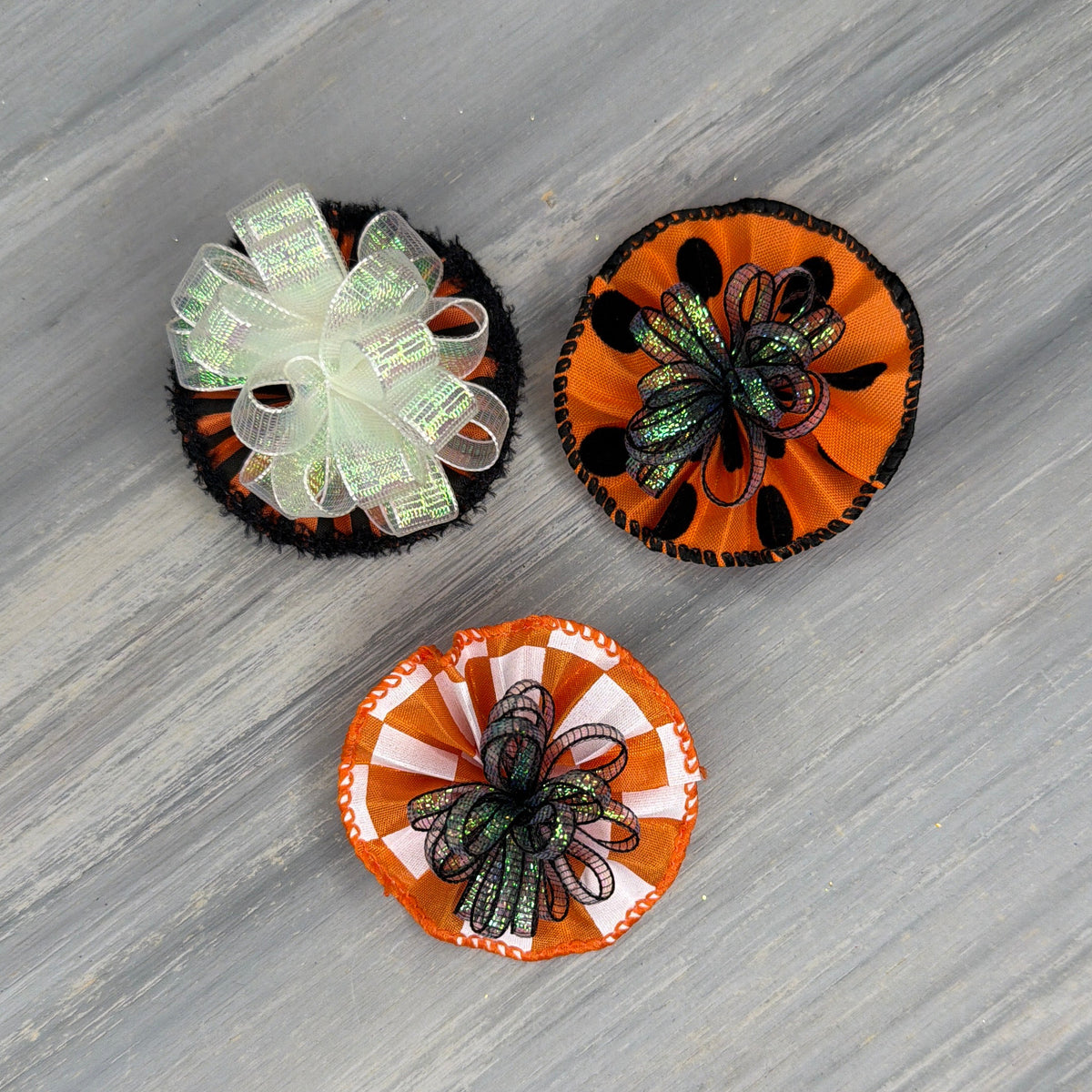 Halloween - Tedi Bows - 12 Medium Bows