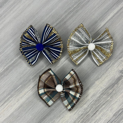 Sparkle Winter - Topsy Turvy - 12 Medium Bows