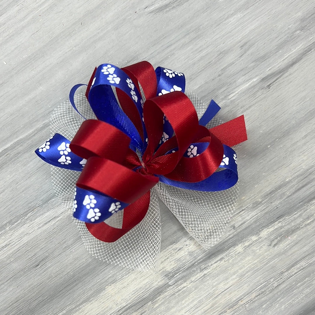 Patriotic Collar Bows - 8 Extra Large Bows