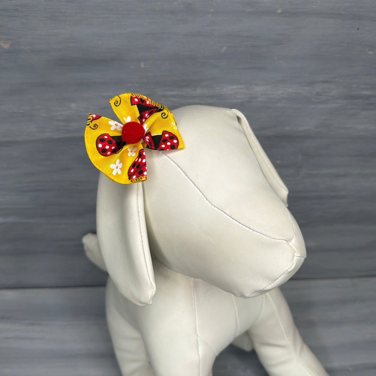 Ladybug Dots - Topsy Turvy - 12 Medium Bows