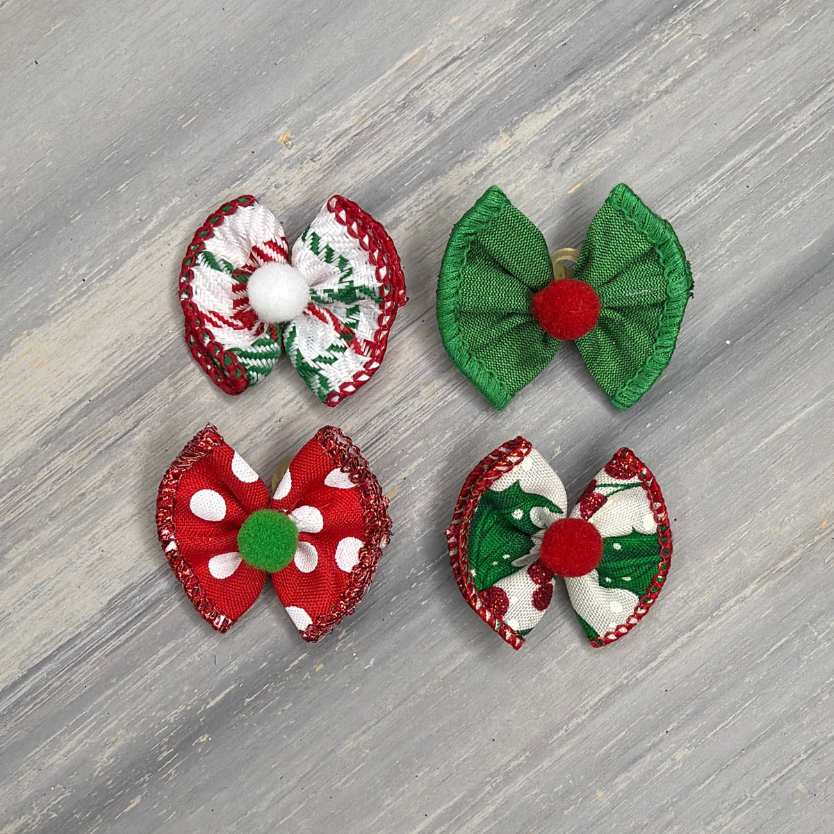 Merry and Bright - Tiny Topsy Turvy - 24 Tiny Bows