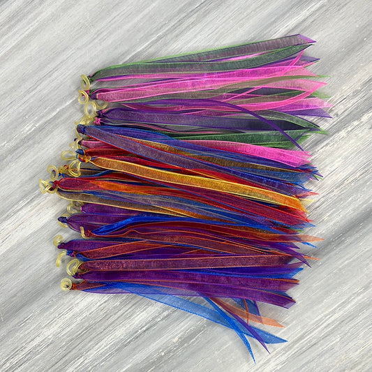 Fascinators - Rainbow - 24 Pack