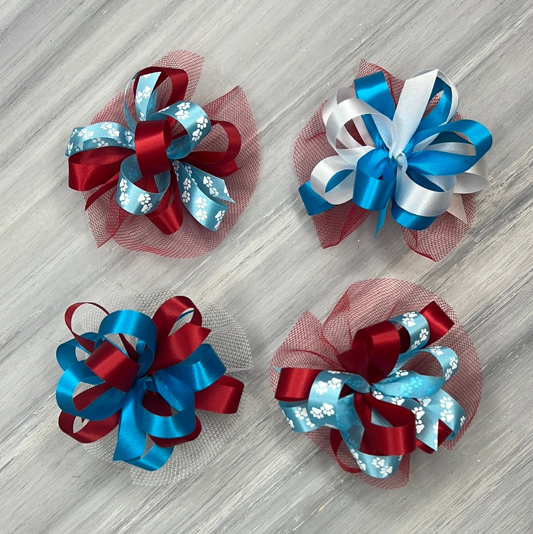Sweet Berry Cherry - Collar Bows - 8 Extra Large Bows
