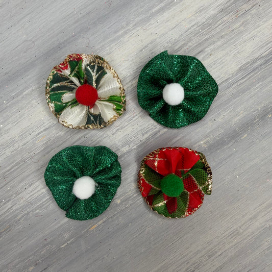 Enchanted Christmas - Tiny Tedi Bows - 24 Tiny Bows