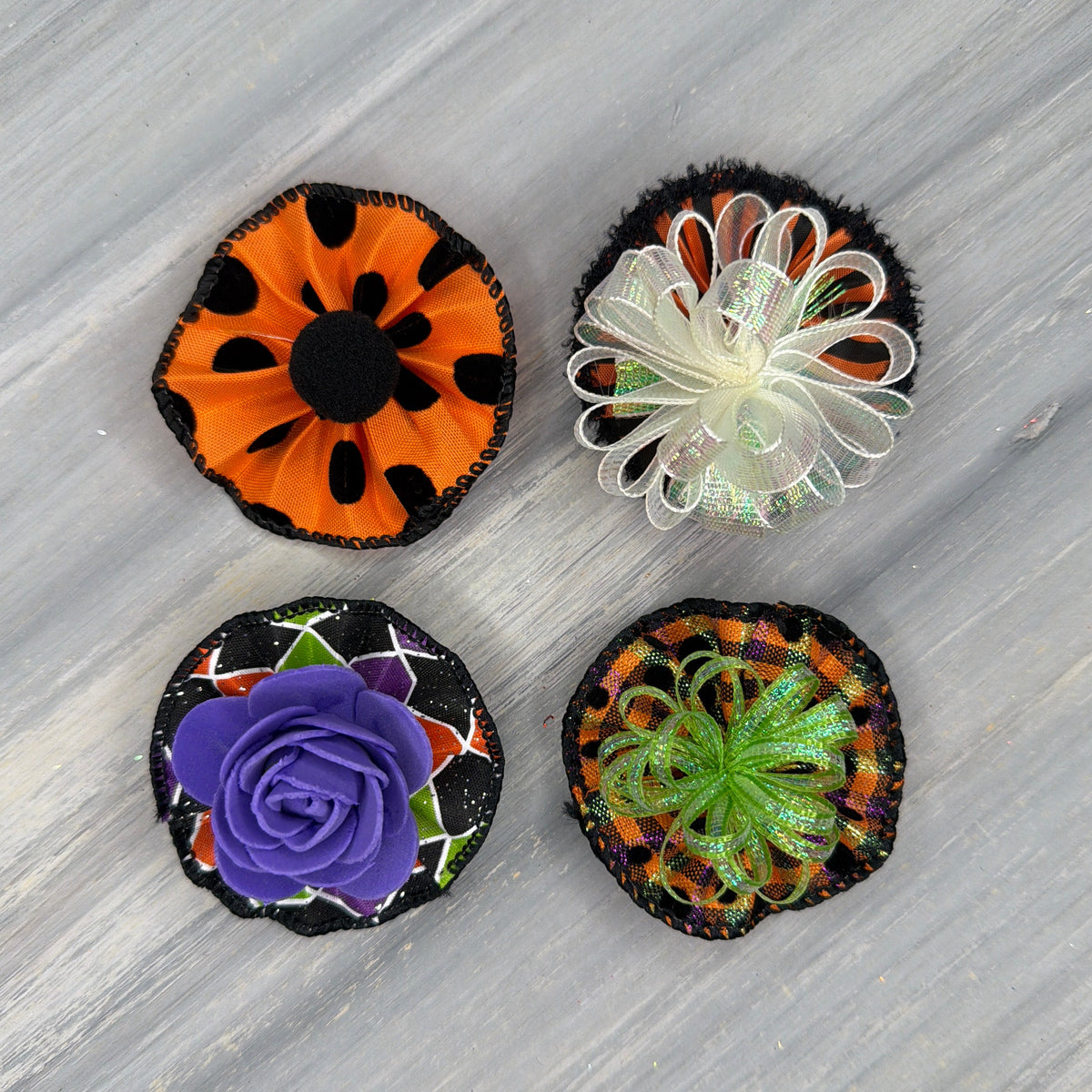 Beetle Halloween - Tedi Bows - 12 Medium Bows
