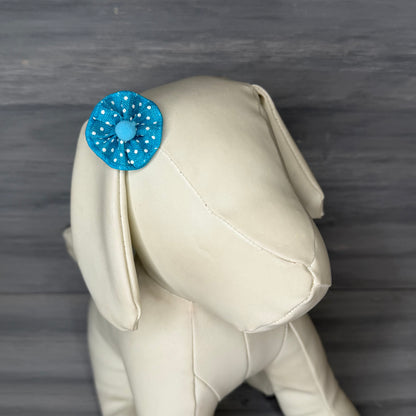 Sapphire Sky - Tiny Tedi Bows - 24 Tiny Bows