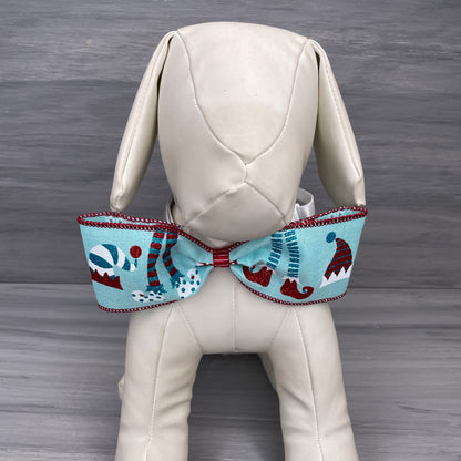 Vintage Christmas - XL Bow Tie - 2 Extra Large Bow Ties