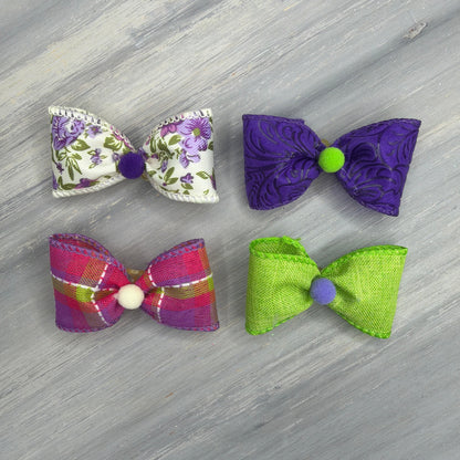 Flower Garden- Classic- 8 Medium Bows