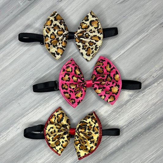One Sassy Dog - Jumbo Bow Tie - 3 Large Neckties