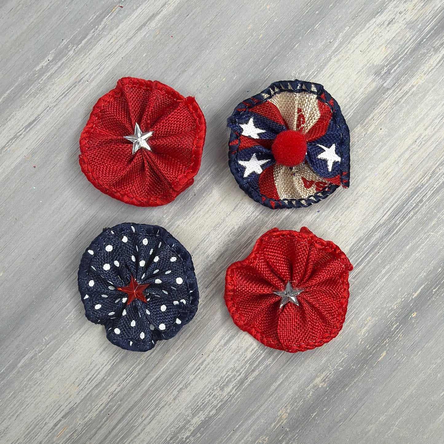 Patriotic - Tiny Tedi - 24 Tiny Bows